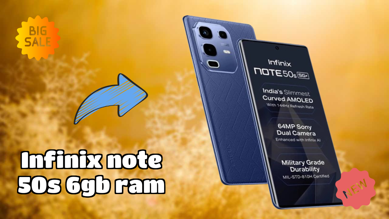 Infinix Note 50s 6GB RAM डिस्प्ले तकनीक: AMOLED समझाया गया