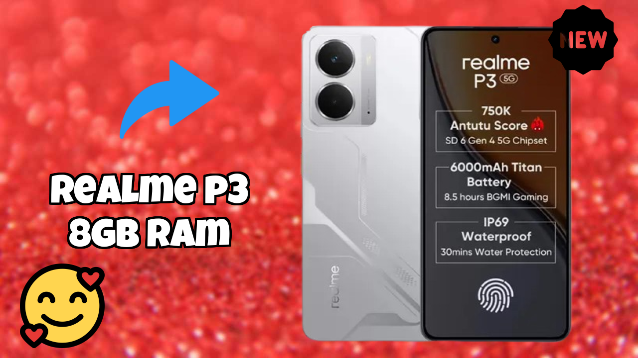 Realme P3 8GB RAM क़ीमत गिरावट अलर्ट: अब सिर्फ ₹16,999